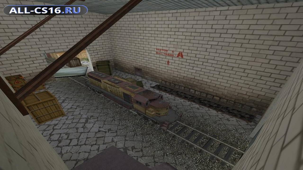 Карта «de_trainstorage» для CS 1.6 для CS 1.6
