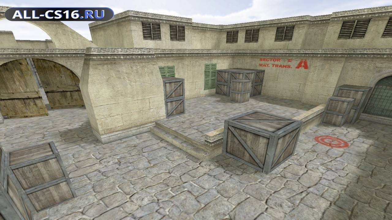 Карта «de_transit» для CS 1.6 для CS 1.6