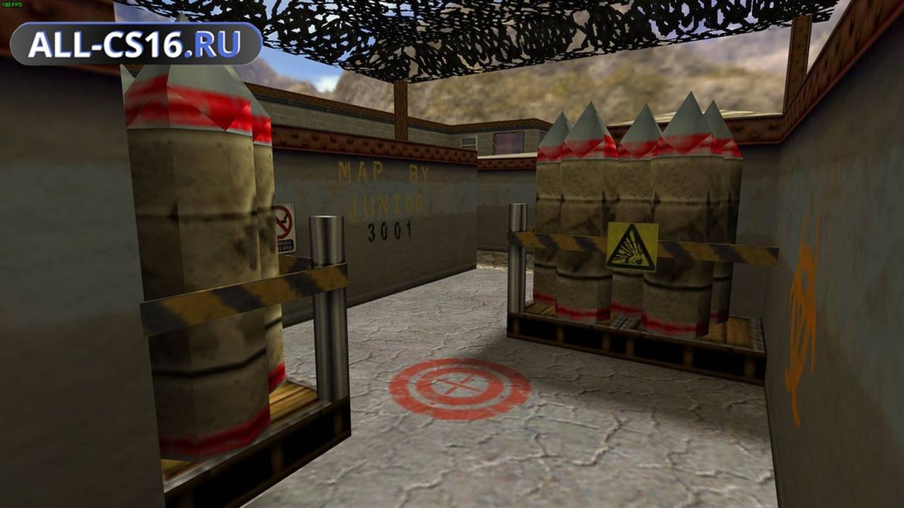 Карта «de_trencharena» для CS 1.6 для CS 1.6