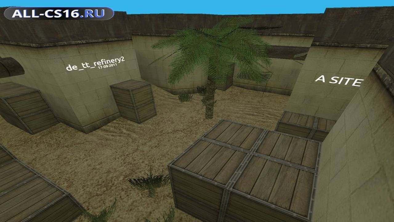 Карта «de_tt_refinery2» для CS 1.6 для CS 1.6