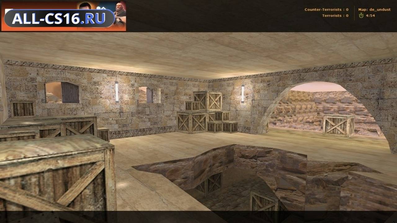 Карта «de_undust» для CS 1.6 для CS 1.6