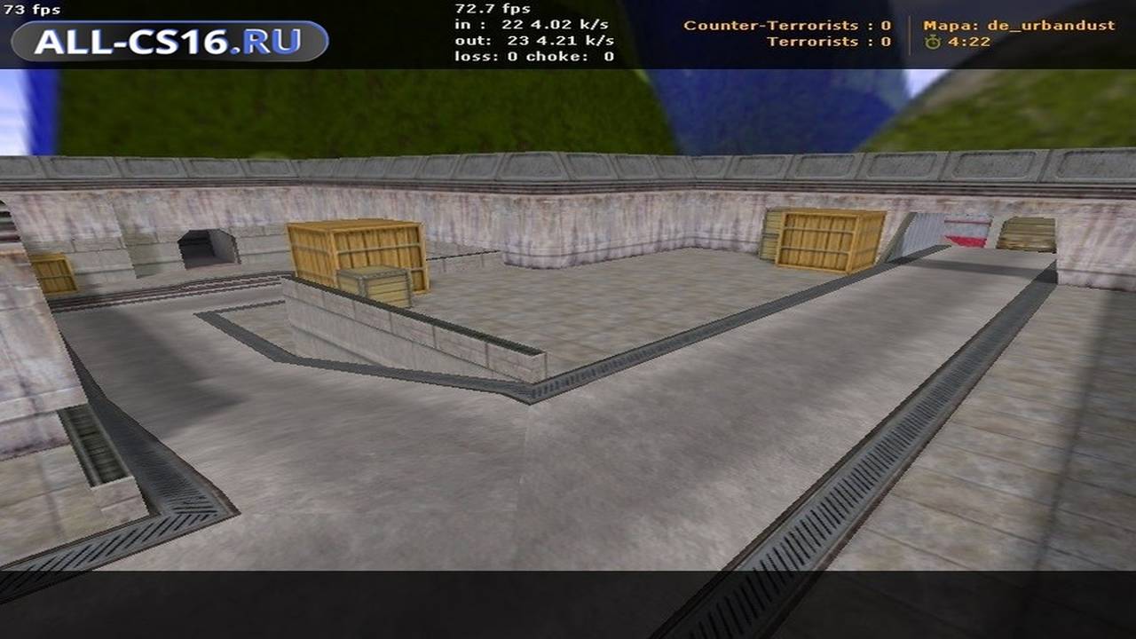 Карта «de_urbandust» для CS 1.6 для CS 1.6