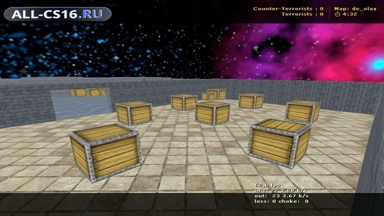 Карта «de_uzay» для CS 1.6 для CS 1.6
