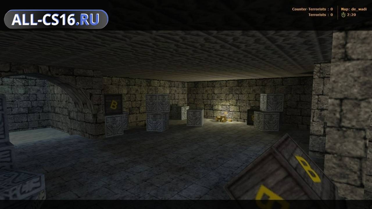 Карта «de_wadi» для CS 1.6 для CS 1.6
