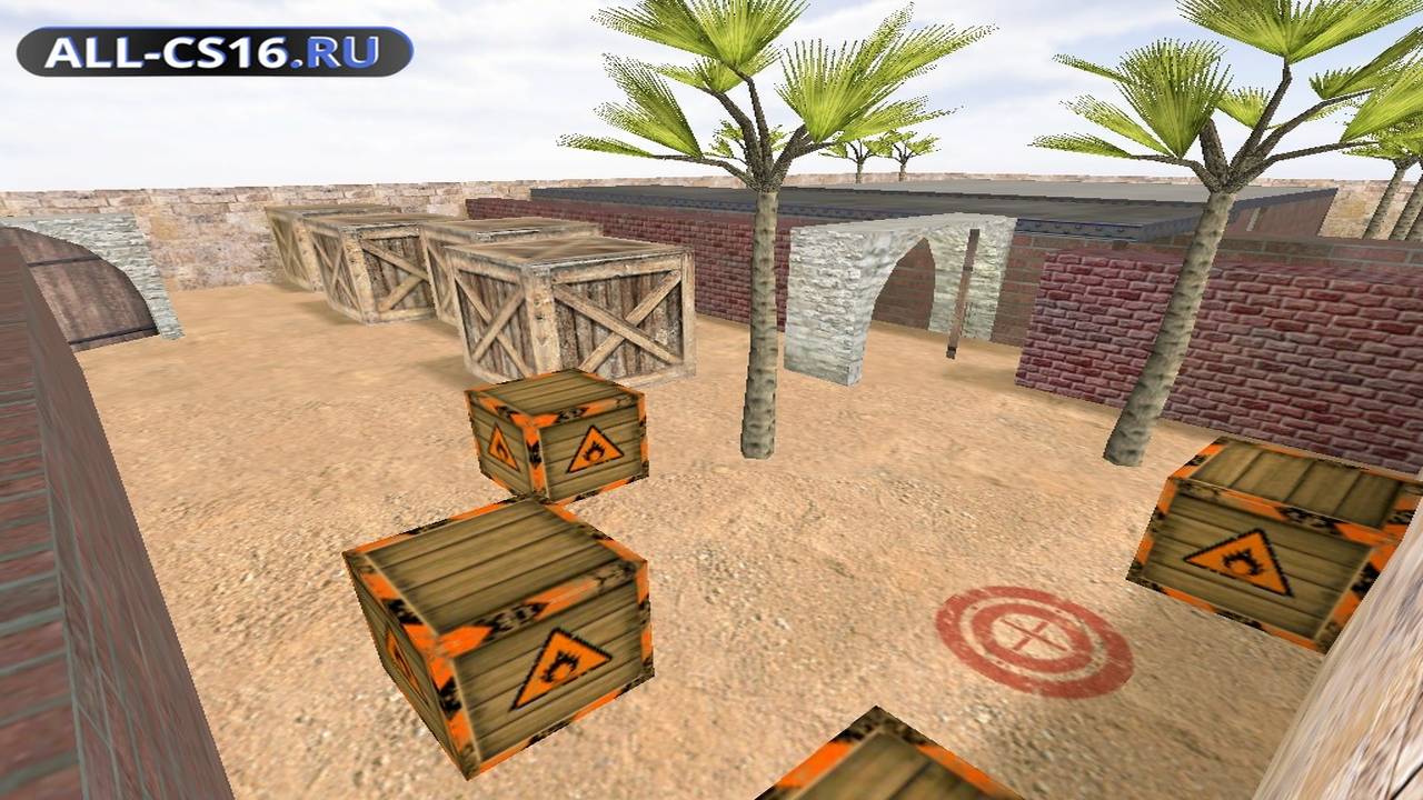 Карта «de_wall» для CS 1.6 для CS 1.6