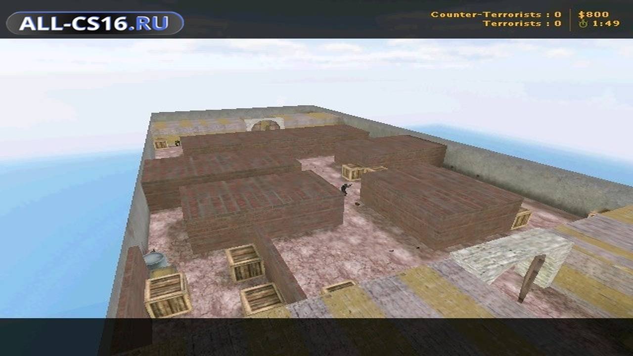 Карта «de_walls» для CS 1.6 для CS 1.6
