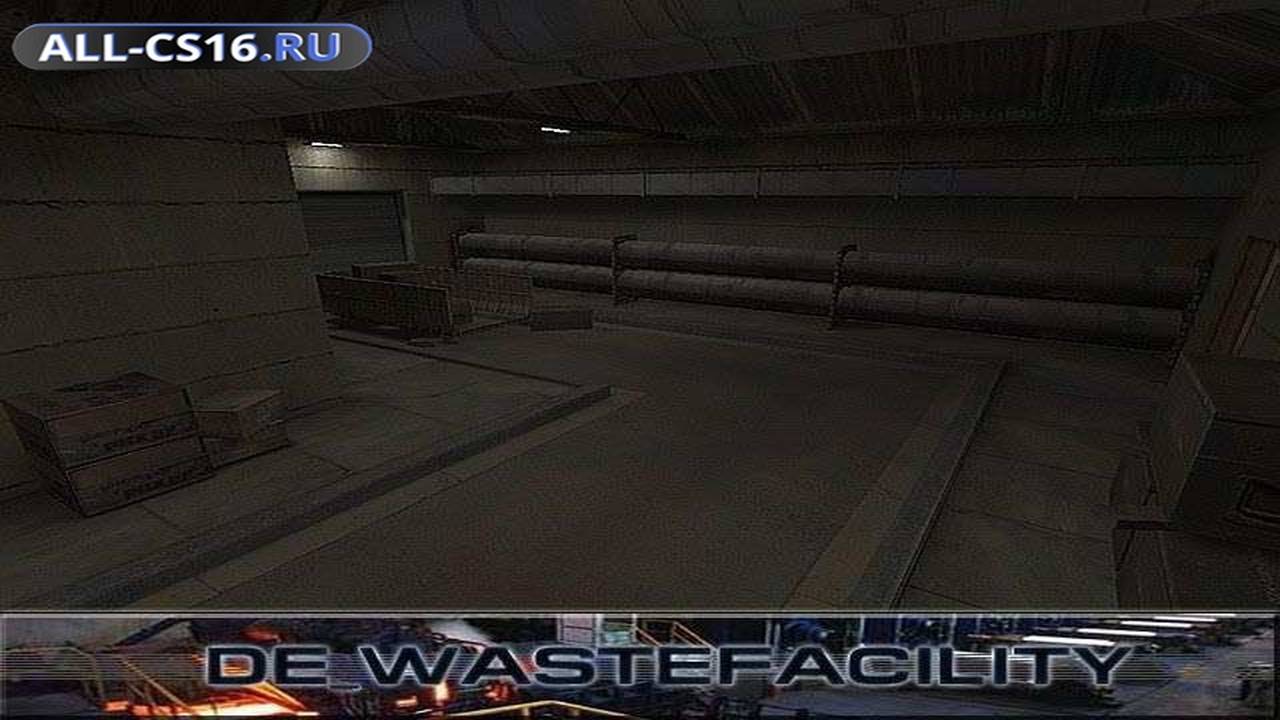 Карта «de_wastefacility» для CS 1.6 для CS 1.6