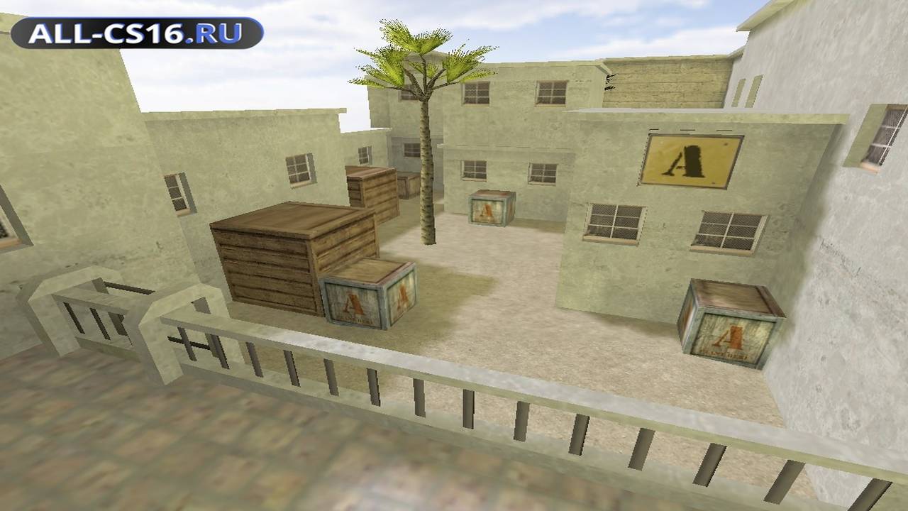 Карта «de_werm» для CS 1.6 для CS 1.6