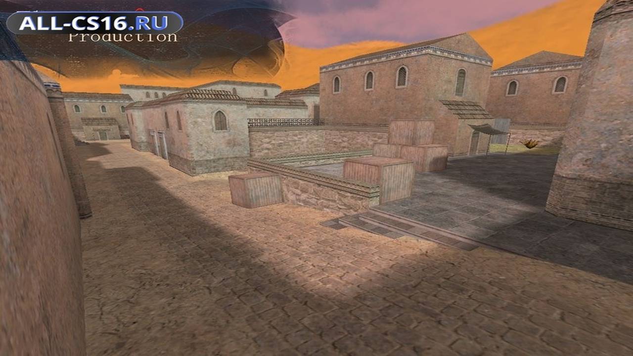 Карта «de_western_b3» для CS 1.6 для CS 1.6
