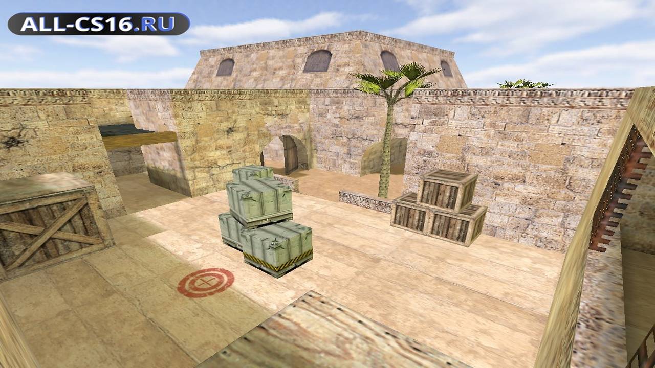 Карта «de_world» для CS 1.6 для CS 1.6