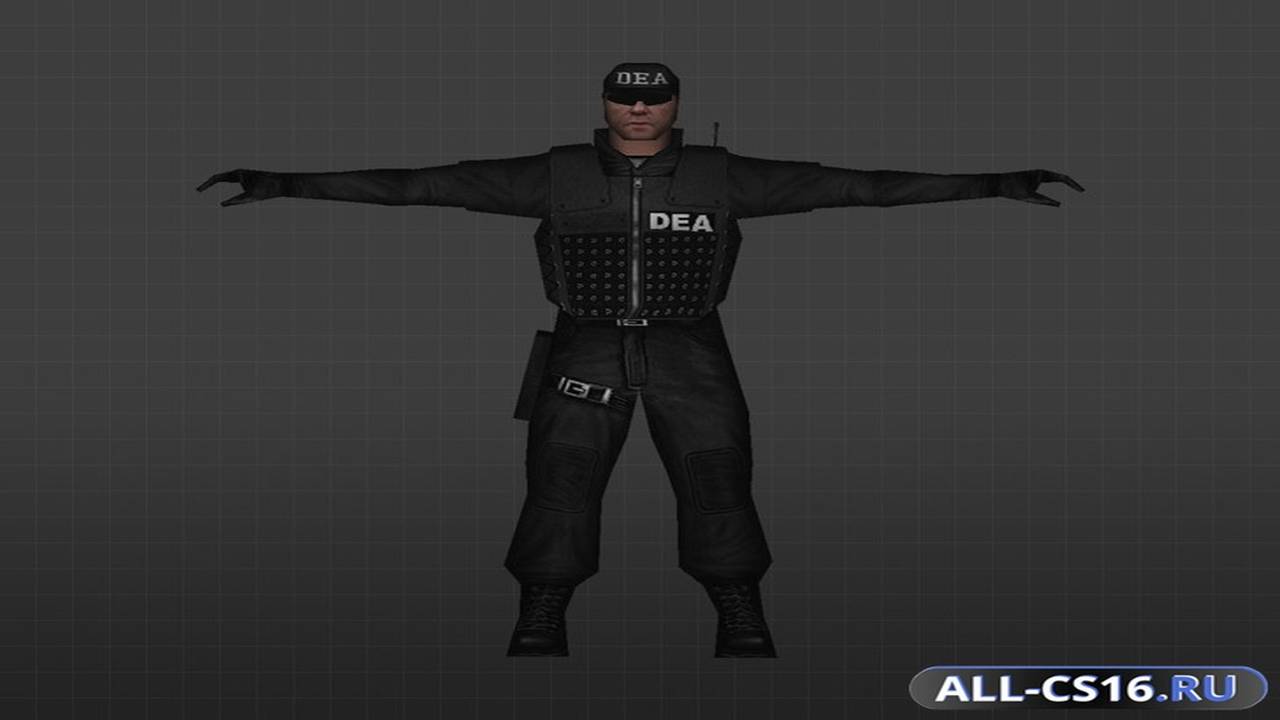 Модель игрока для CS 1.6 - УБН