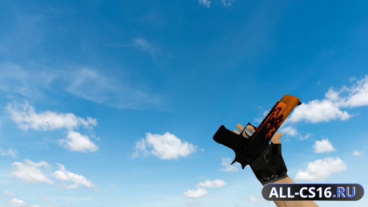Модель оружия для CS 1.6 - Deagle Deagle Пламя