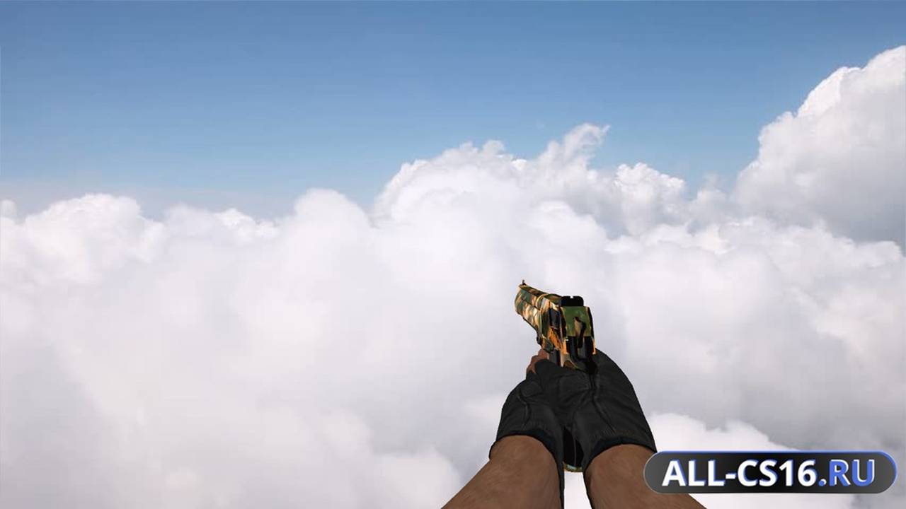 Модель оружия для CS 1.6 - Deagle Deagle Gold Jungle