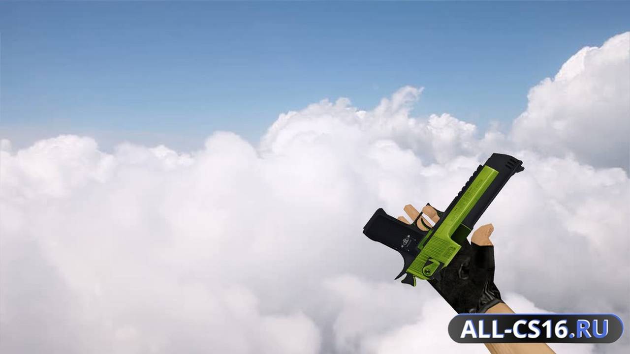Модель оружия для CS 1.6 - Deagle Deagle Green Boost