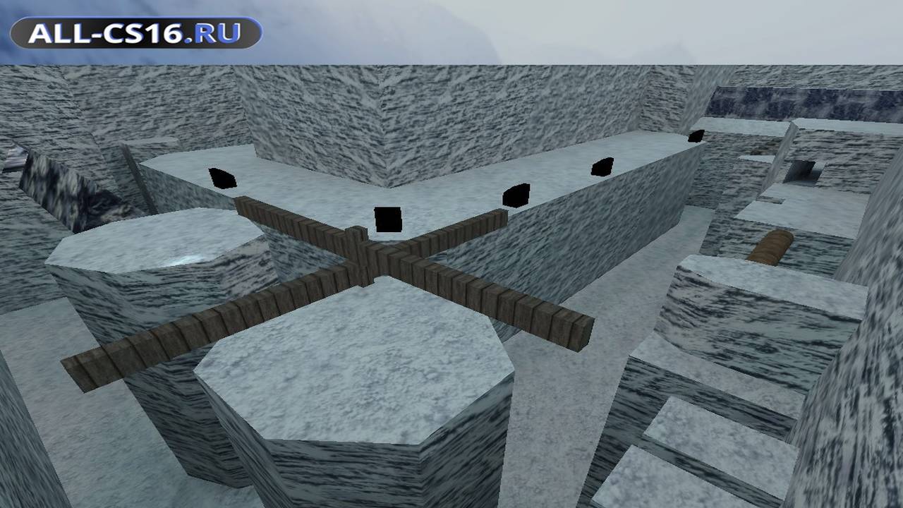 Карта «deathrun_adi_snowycliff» для CS 1.6 для CS 1.6