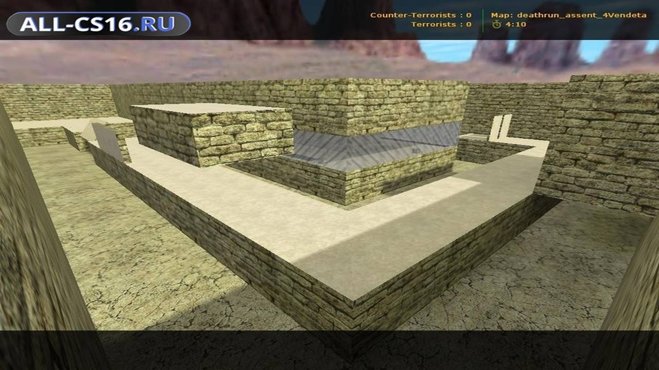 Карта «deathrun_assent_4vendeta» для CS 1.6 для CS 1.6