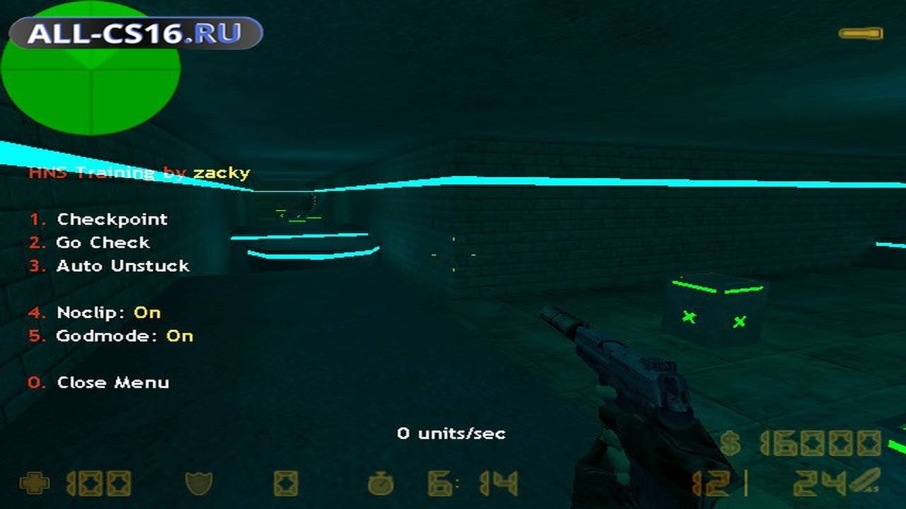 Карта «deathrun_blue_x» для CS 1.6 для CS 1.6