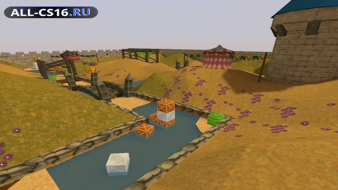 Карта «deathrun_crash_medieval» для CS 1.6 для CS 1.6