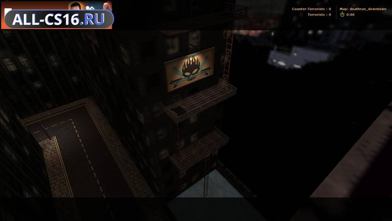 Карта «deathrun_downtown» для CS 1.6 для CS 1.6
