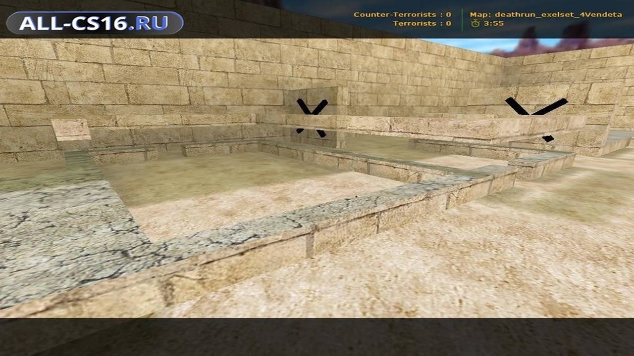 Карта «deathrun_exelset_4vendeta» для CS 1.6 для CS 1.6