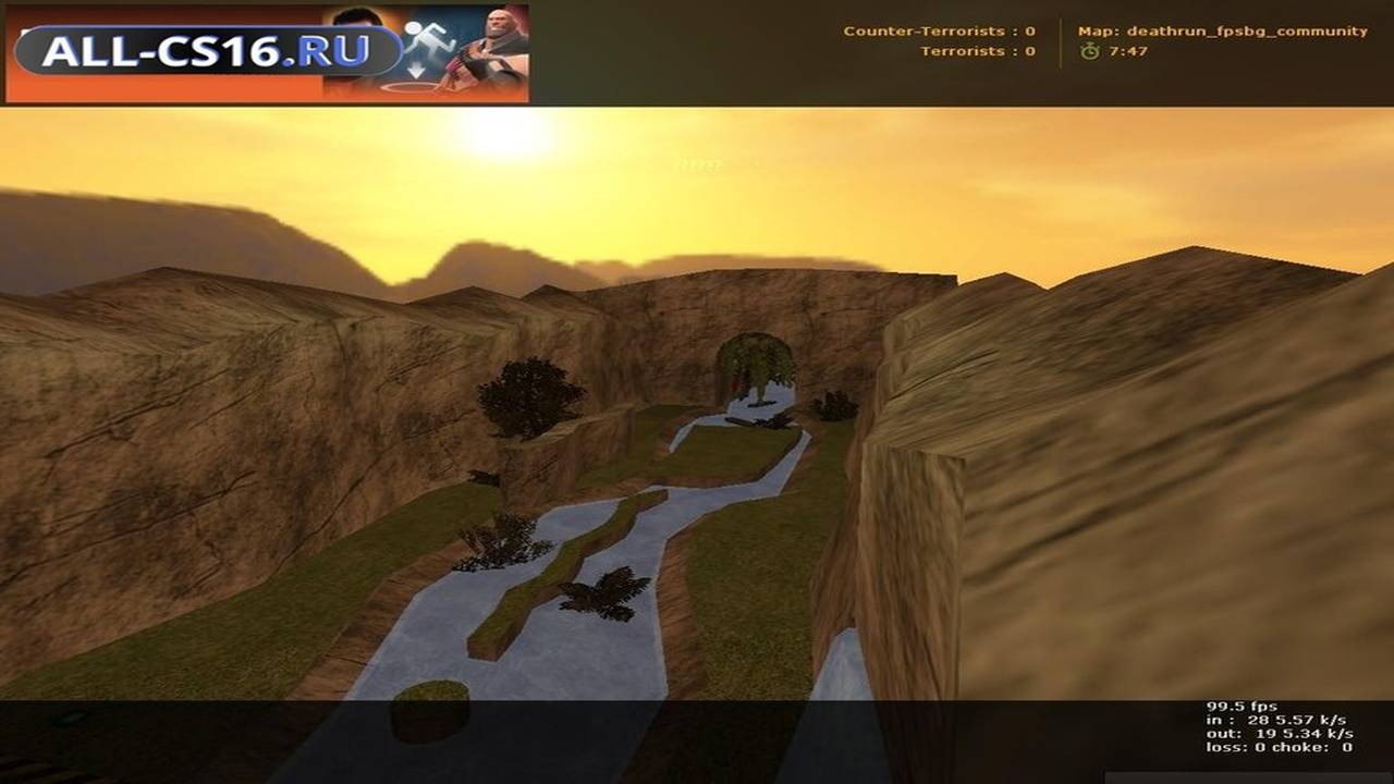 Карта «deathrun_fpsbg_community» для CS 1.6 для CS 1.6