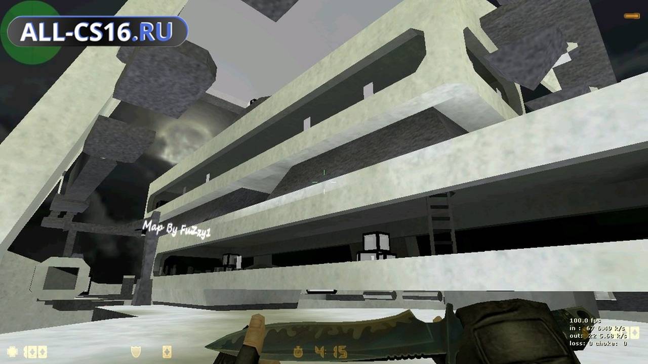 Карта «deathrun_fuzzy» для CS 1.6 для CS 1.6