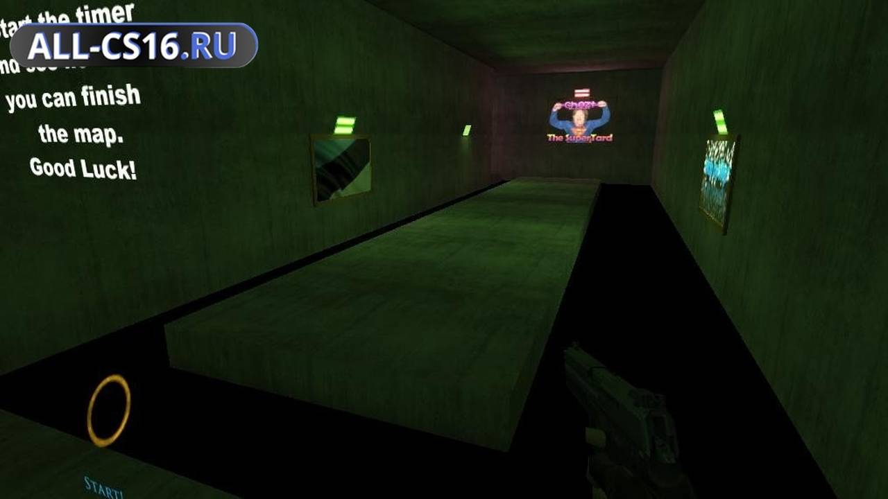 Карта «deathrun_ghoztlightz_ez» для CS 1.6 для CS 1.6
