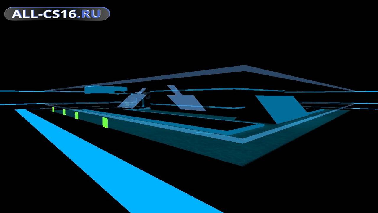 Карта «deathrun_glowblue_final» для CS 1.6 для CS 1.6