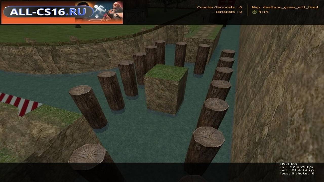 Карта «deathrun_grass_uctt_fixed» для CS 1.6 для CS 1.6