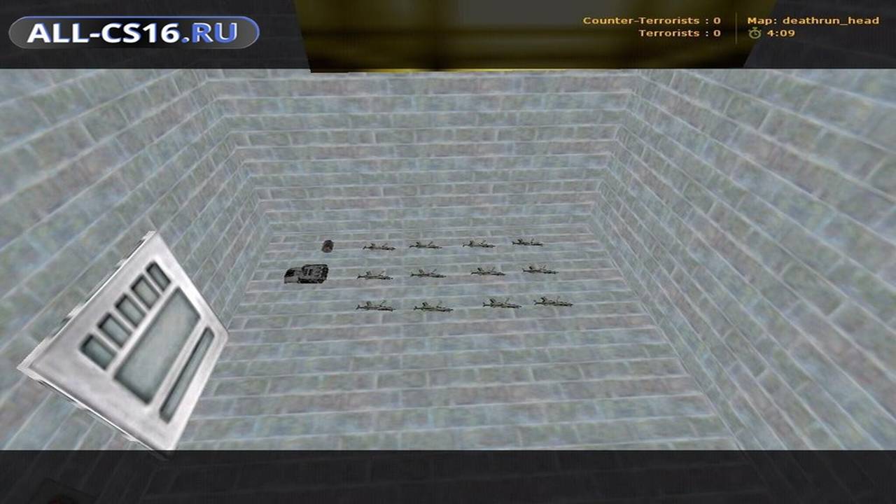 Карта «deathrun_head» для CS 1.6 для CS 1.6