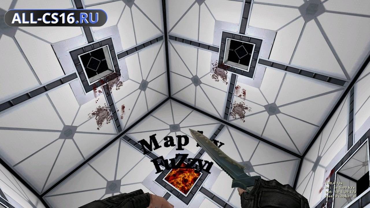Карта «deathrun_hypercube» для CS 1.6 для CS 1.6