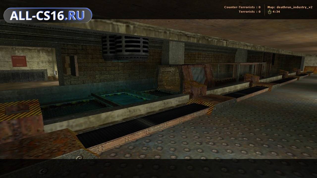 Карта «deathrun_industry_v2» для CS 1.6 для CS 1.6