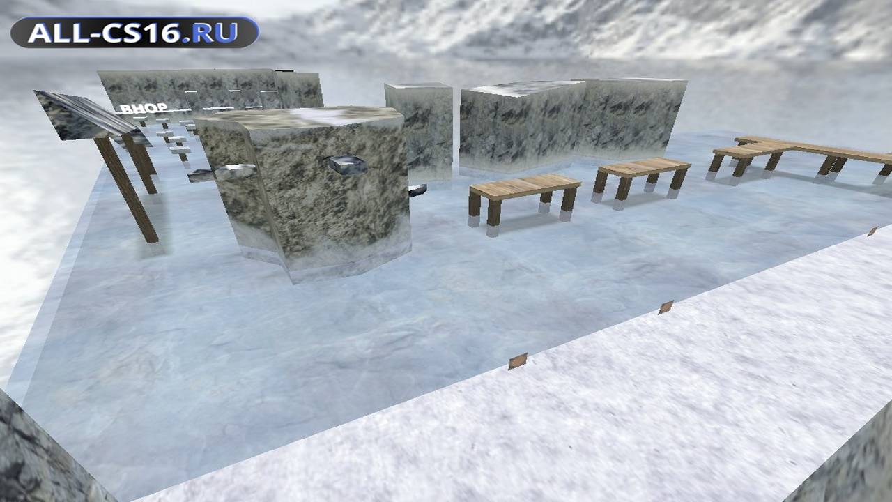 Карта «deathrun_k_icy» для CS 1.6 для CS 1.6