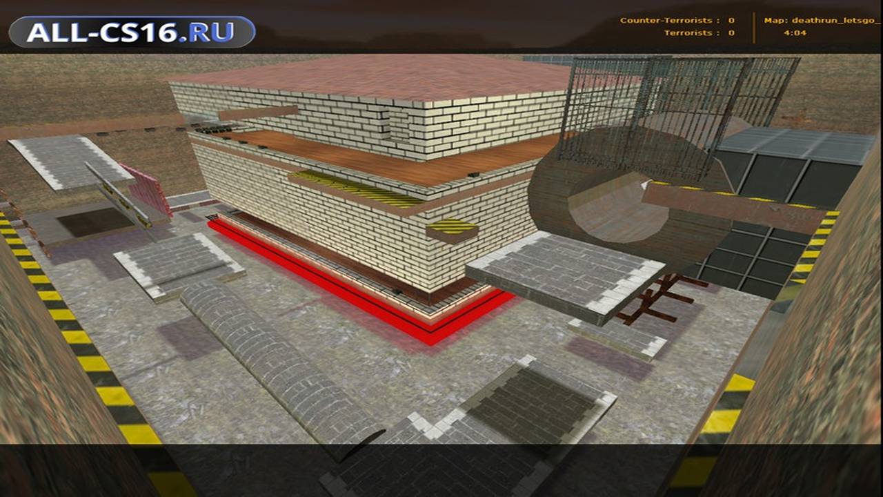 Карта «deathrun_letsgo_click21» для CS 1.6 для CS 1.6