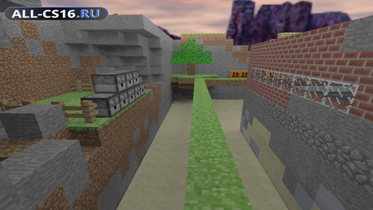 Карта «deathrun_minecraft_fg» для CS 1.6 для CS 1.6