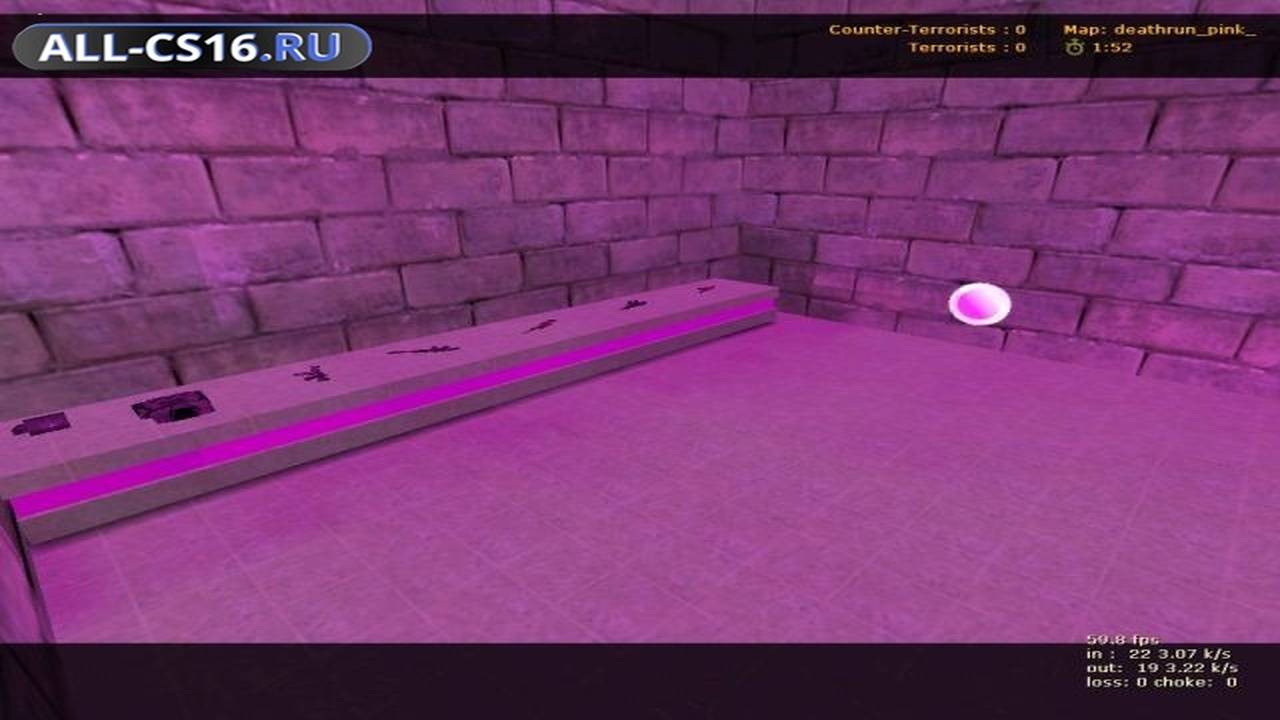 Карта «deathrun_pink_e» для CS 1.6 для CS 1.6