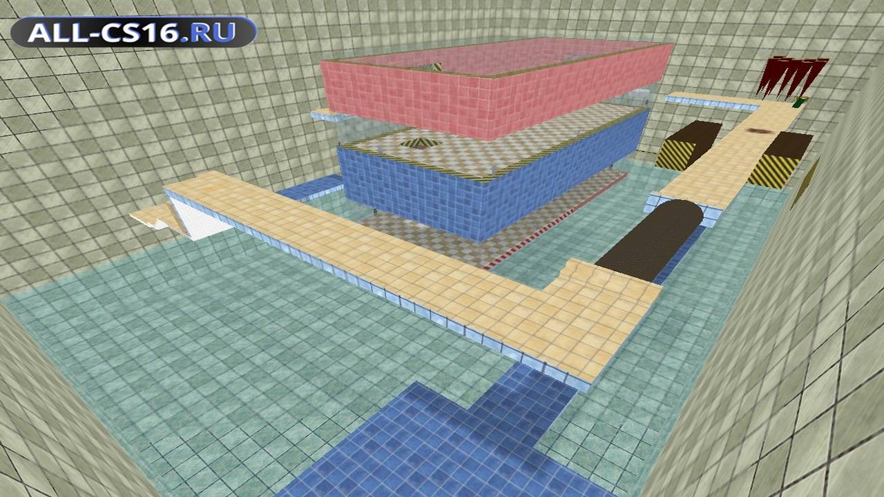 Карта «deathrun_poolday» для CS 1.6 для CS 1.6