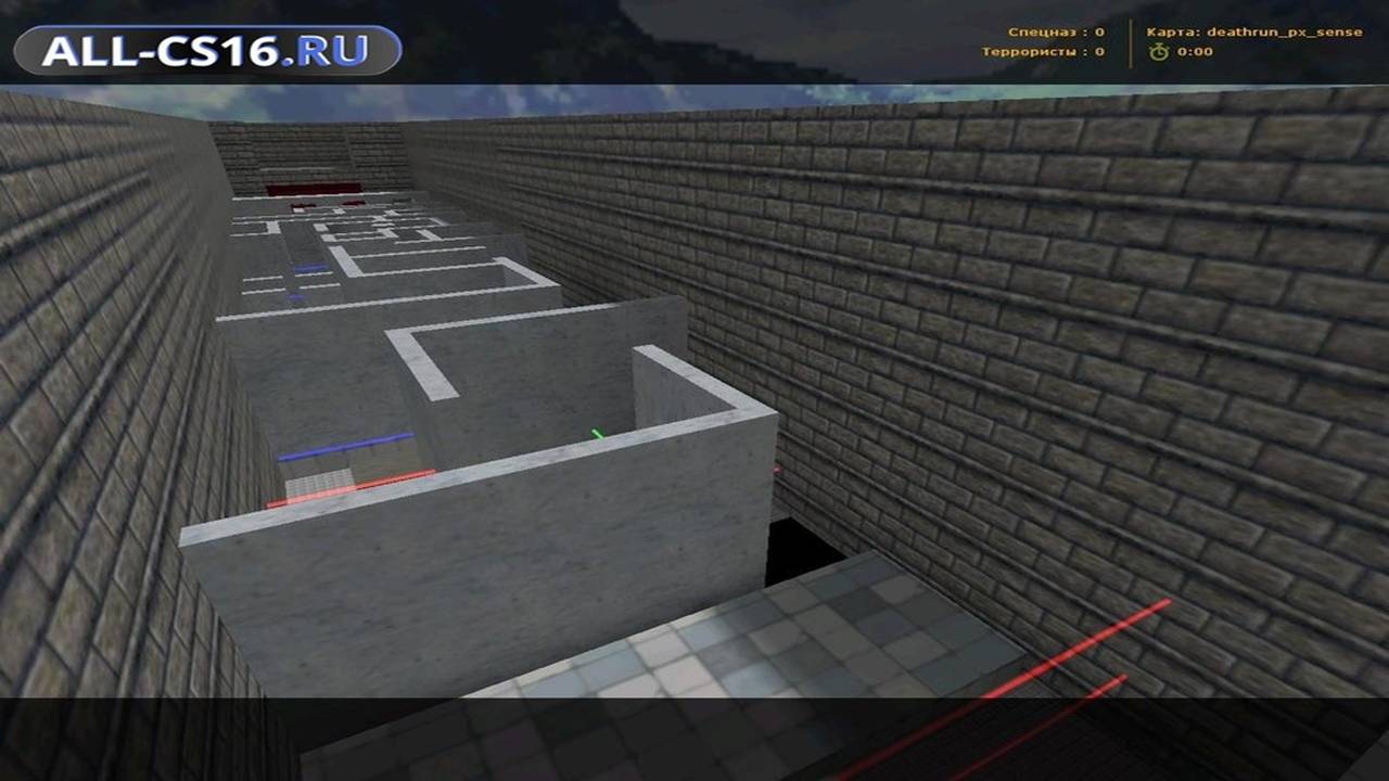 Карта «deathrun_px_sense» для CS 1.6 для CS 1.6