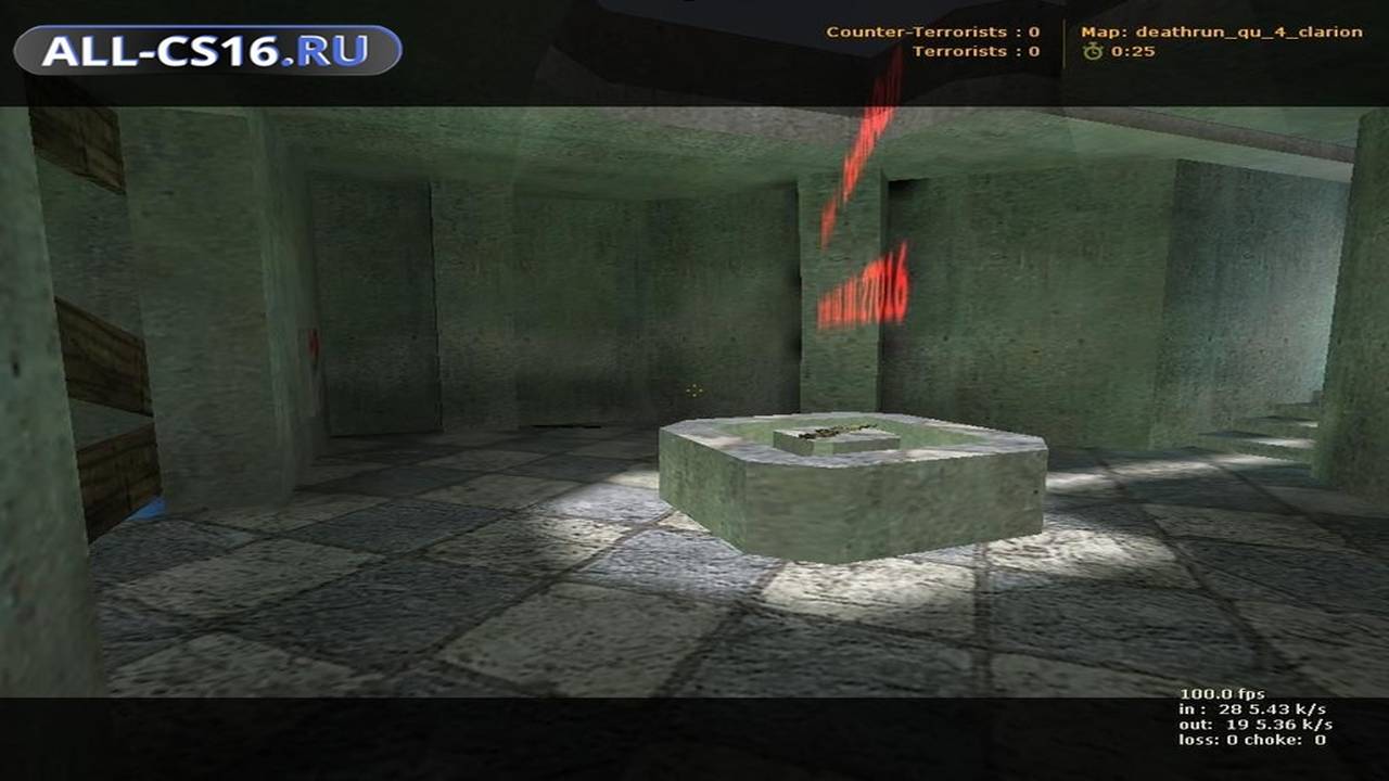 Карта «deathrun_qu_4_clarion» для CS 1.6 для CS 1.6