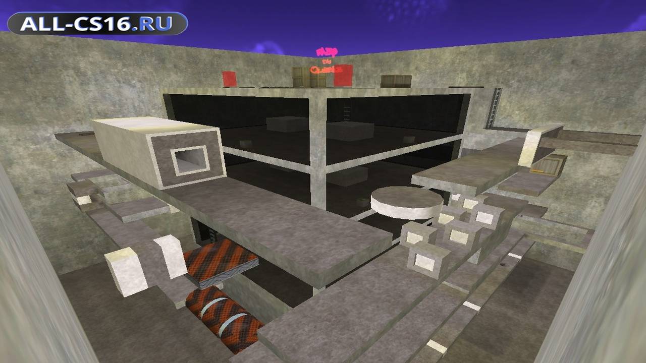 Карта «deathrun_qu_run» для CS 1.6 для CS 1.6