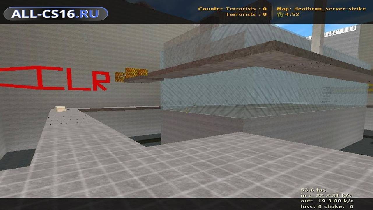 Карта «deathrun_server-strike» для CS 1.6 для CS 1.6