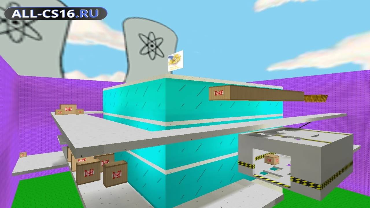 Карта «deathrun_simpsons_world» для CS 1.6 для CS 1.6