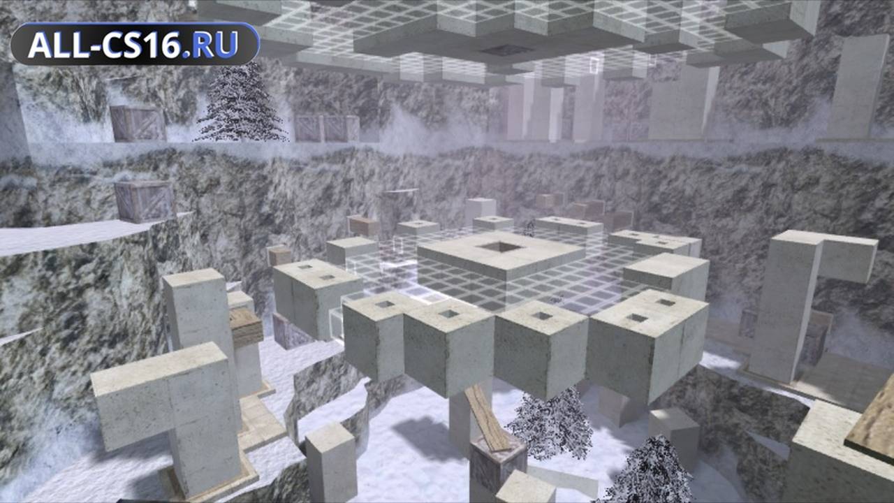 Карта «deathrun_snow» для CS 1.6 для CS 1.6