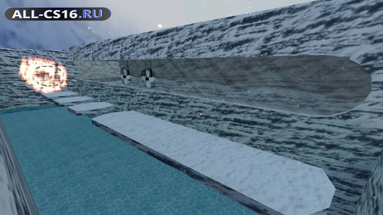 Карта «deathrun_snow_run» для CS 1.6 для CS 1.6