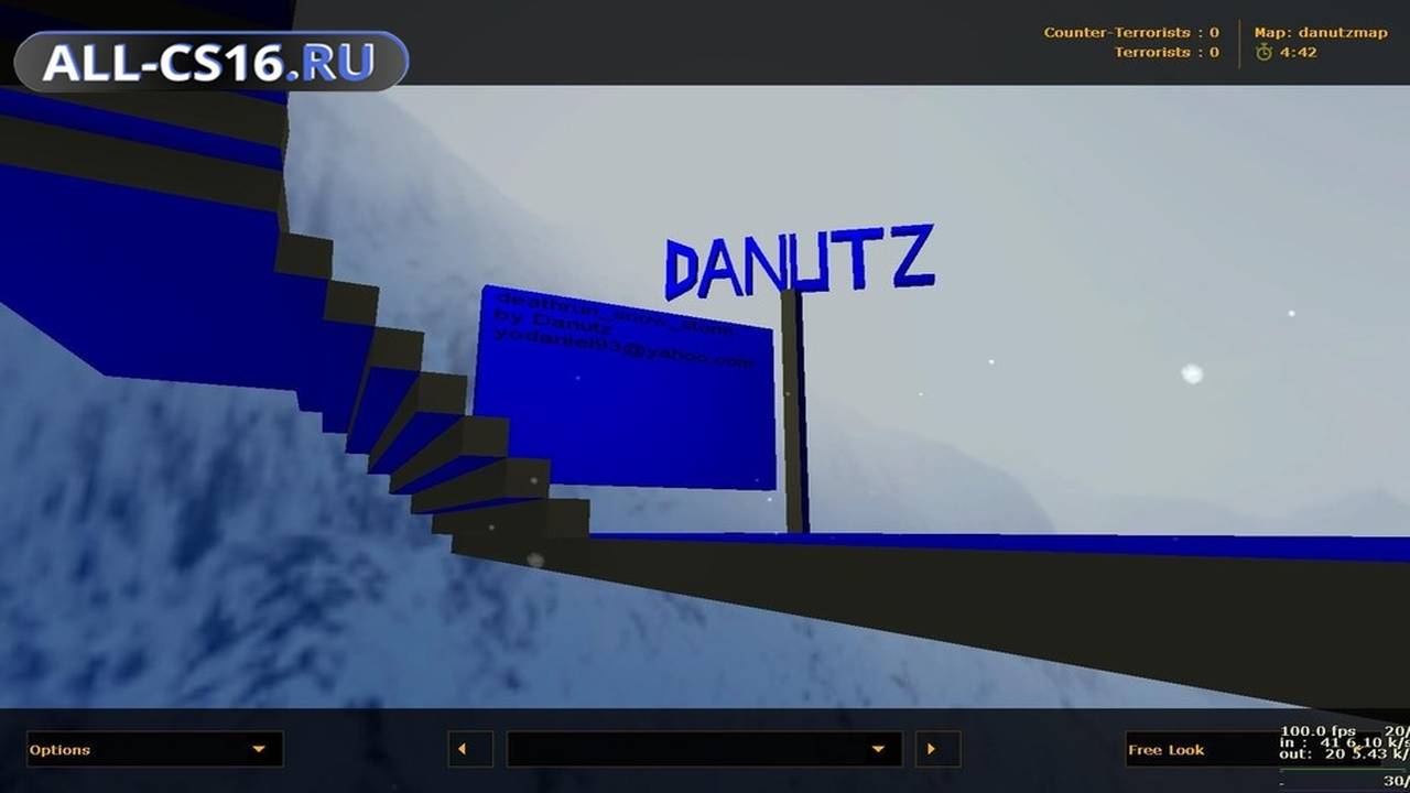 Карта «deathrun_snow_storm» для CS 1.6 для CS 1.6