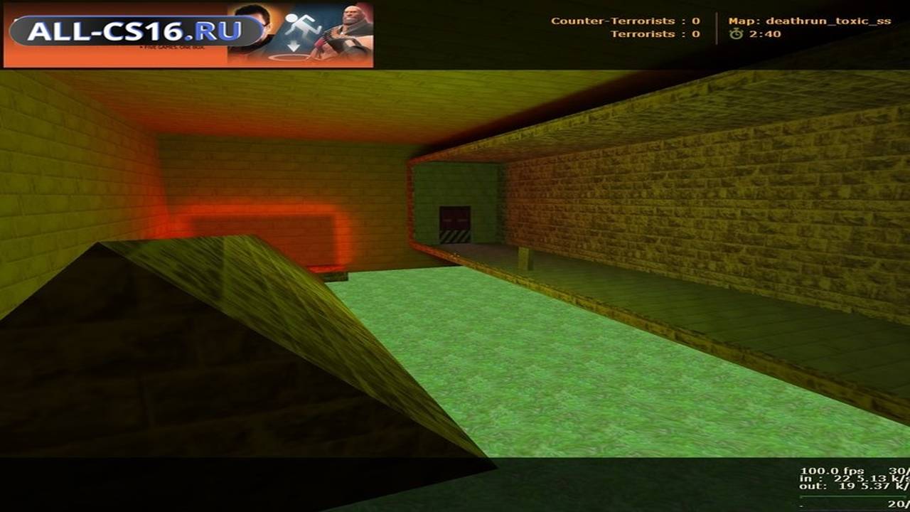 Карта «deathrun_toxic_ss» для CS 1.6 для CS 1.6