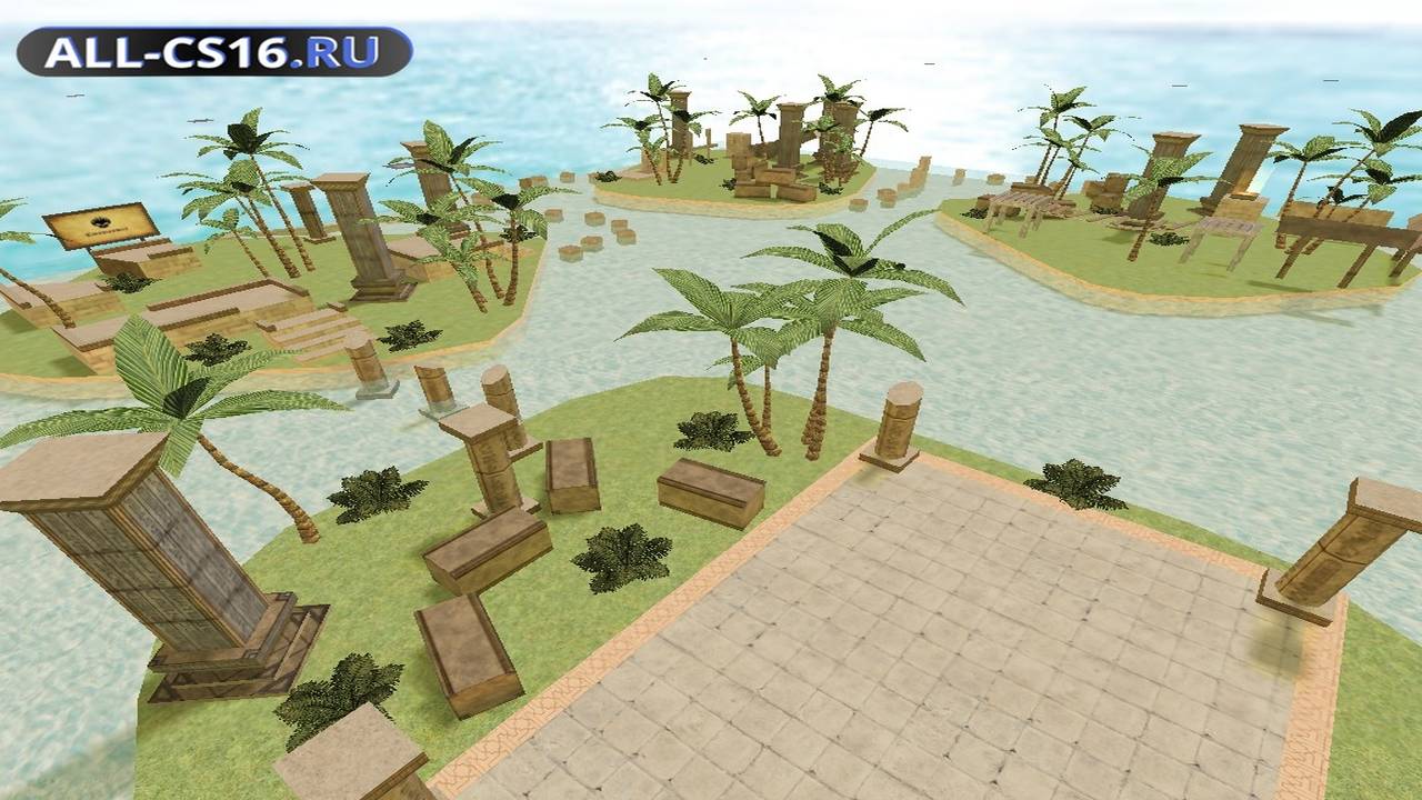 Карта «deathrun_tropico_beta1» для CS 1.6 для CS 1.6