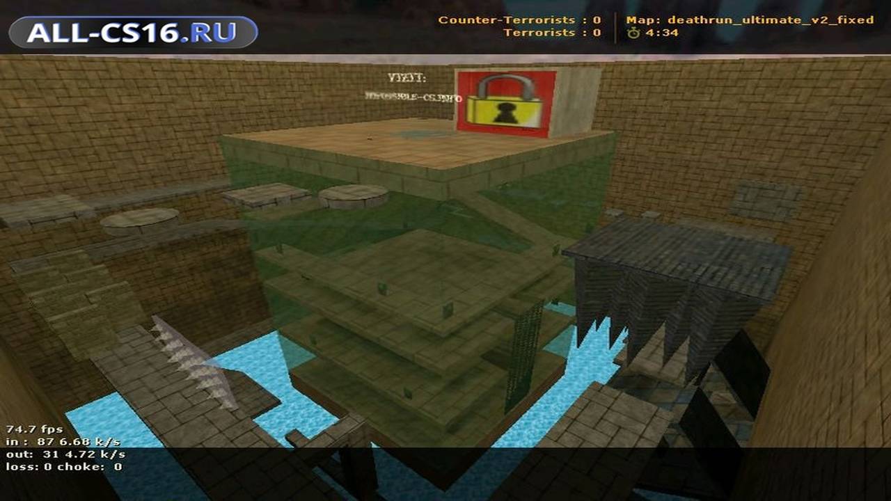 Карта «deathrun_ultimate_v2_fixed» для CS 1.6 для CS 1.6