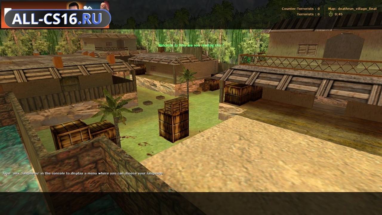 Карта «deathrun_village_easy_fixed» для CS 1.6 для CS 1.6