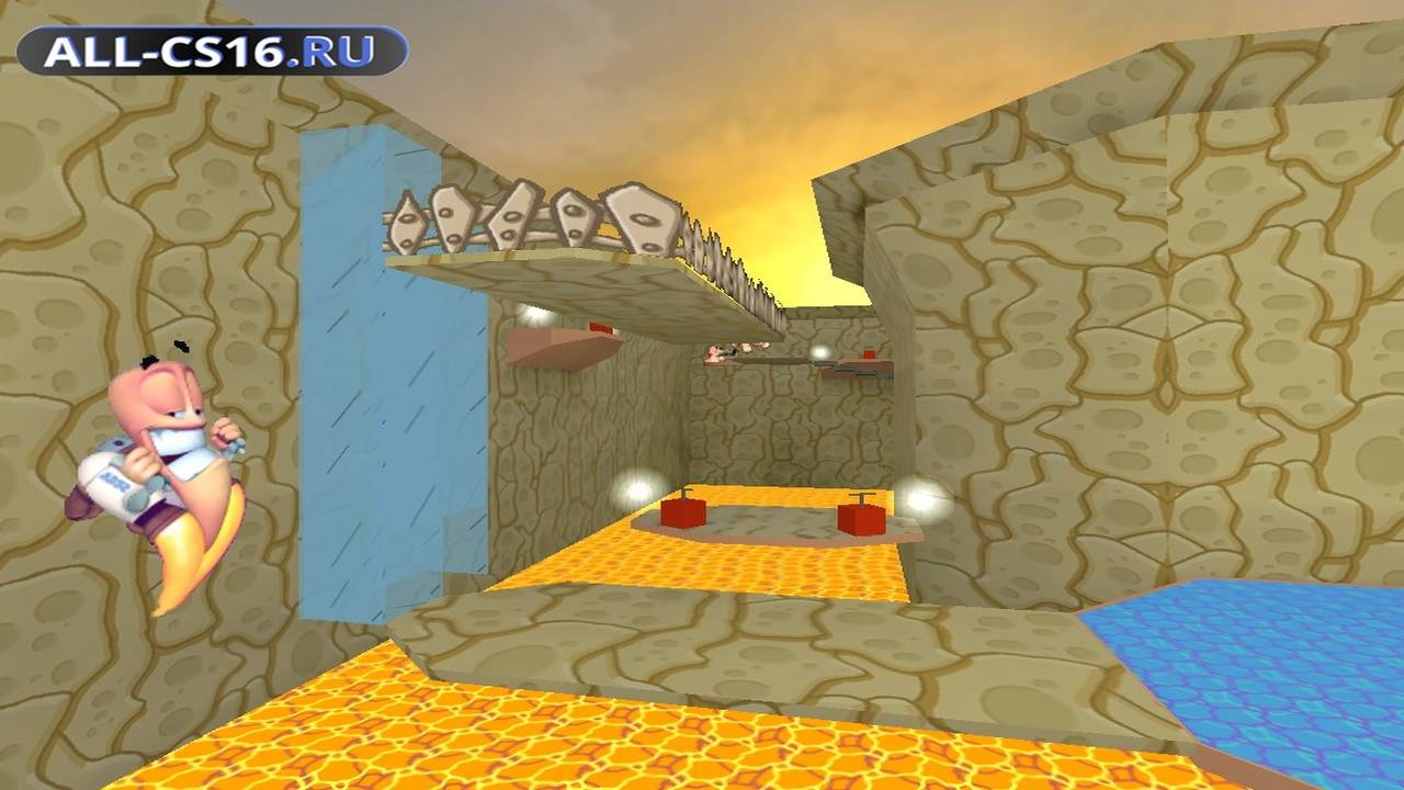 Карта «deathrun_w0rms» для CS 1.6 для CS 1.6